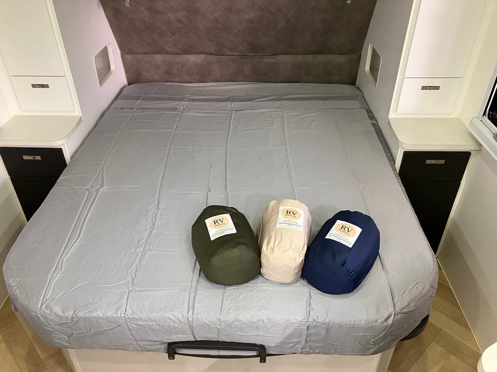 CARAVAN & RV QUEEN ROUNDED CORNERS SHEET SET